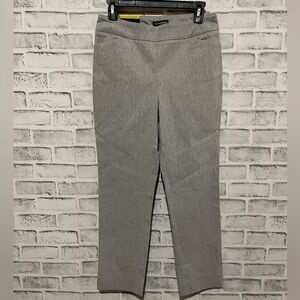 NWT! Women’s Hilary Radley gray mid rise tummy control pull on pants Small